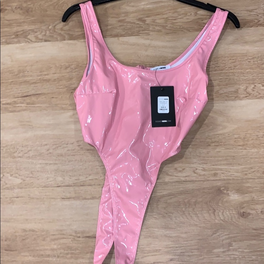Latex body suit